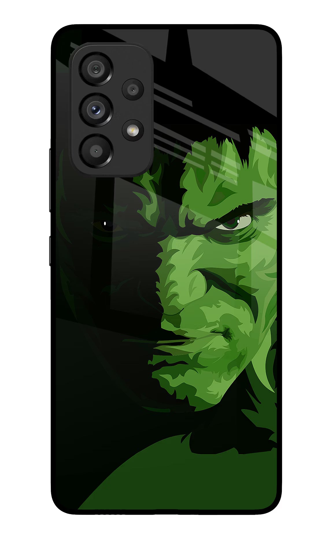HULK Samsung A53 5G Glass Case Back Cover by Casekaro