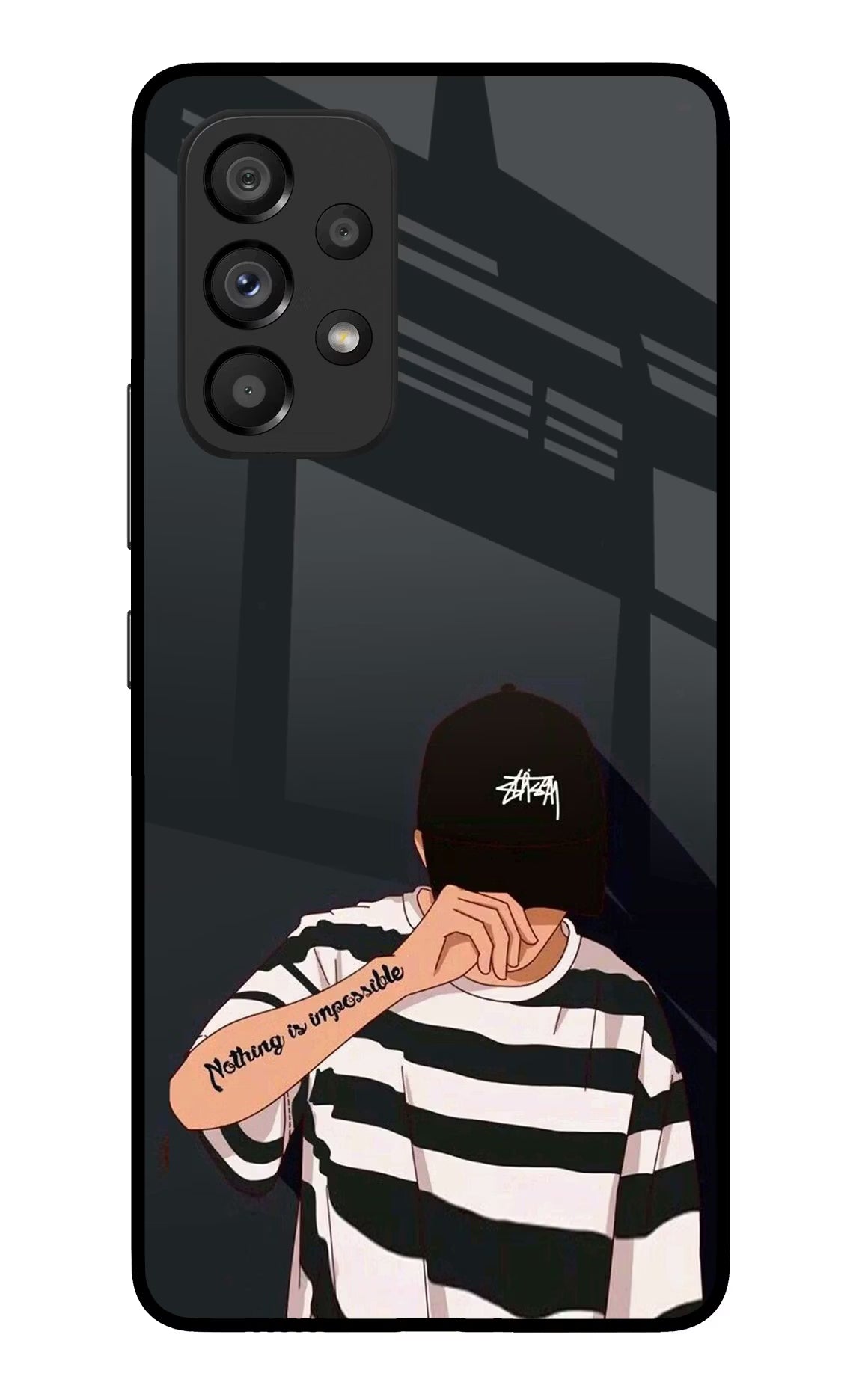 Aesthetic Boy Samsung A53 5G Glass Case