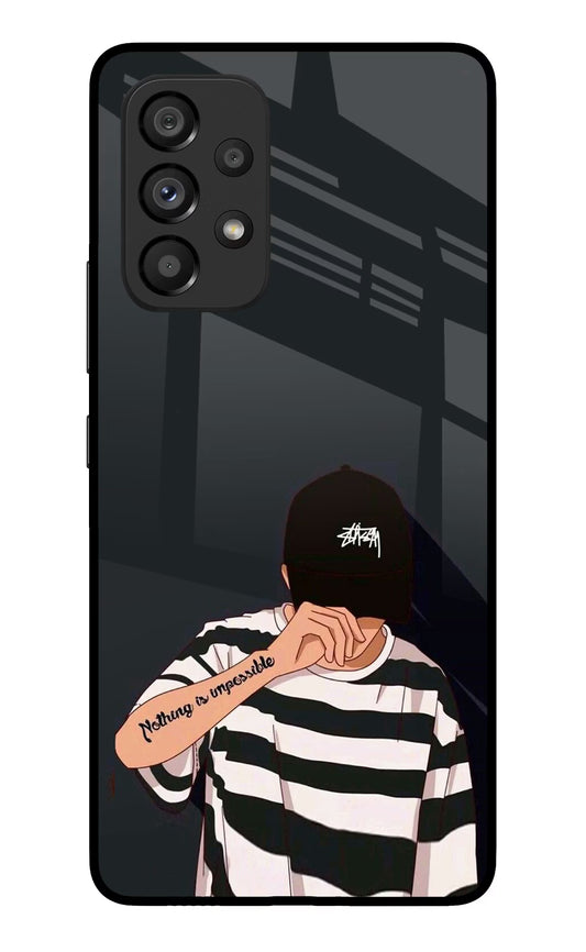 Aesthetic Boy Samsung A53 5G Glass Case