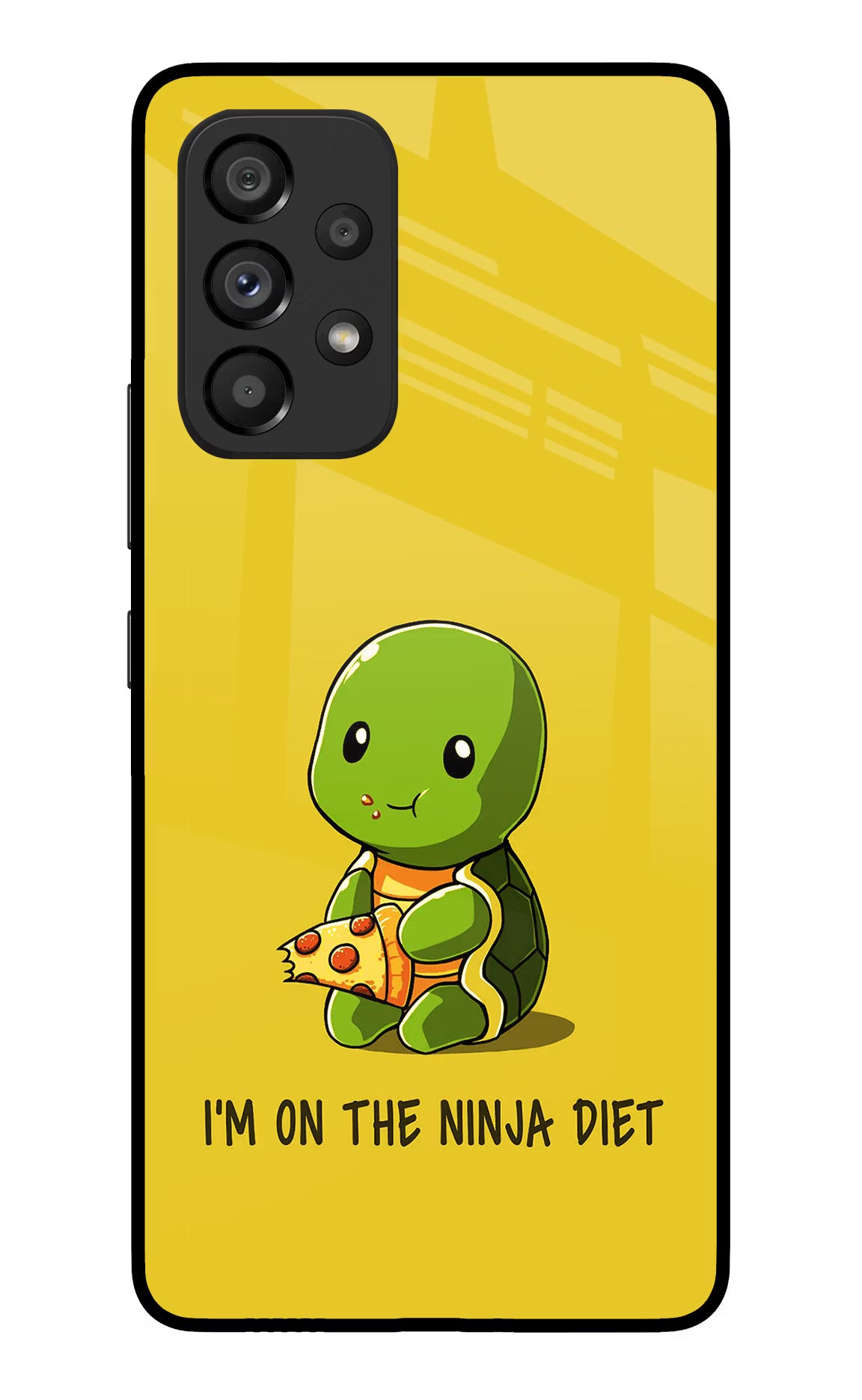 I'm on Ninja Diet Samsung A53 5G Glass Case Back Cover by Casekaro
