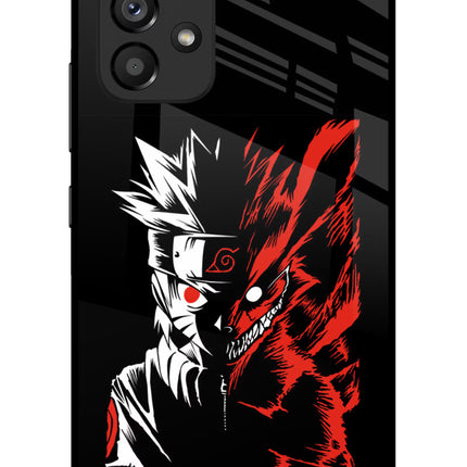 Naruto Two Face Samsung A53 5G Glass Case Back Cover by Casekaro