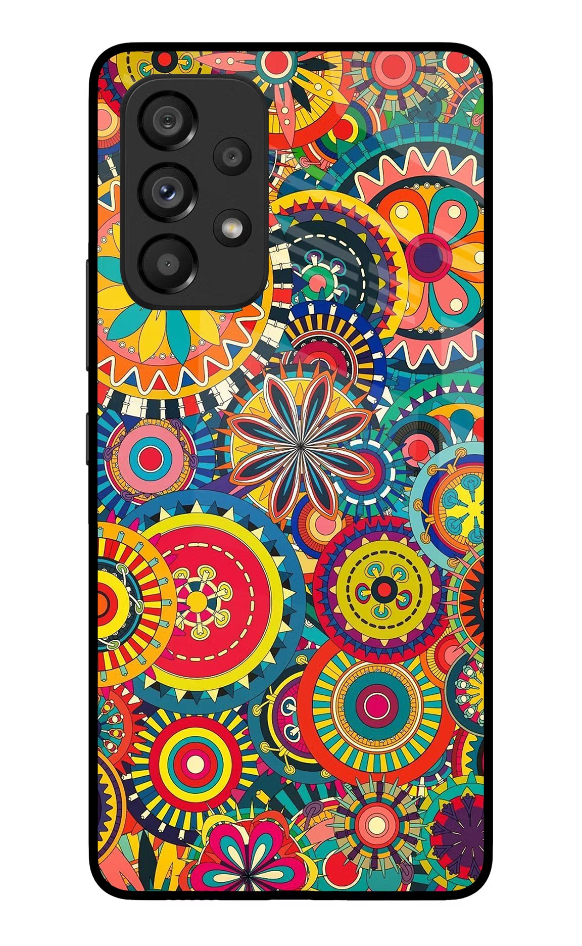 Gol Gol Art Samsung A53 5G Glass Case Back Cover by Casekaro