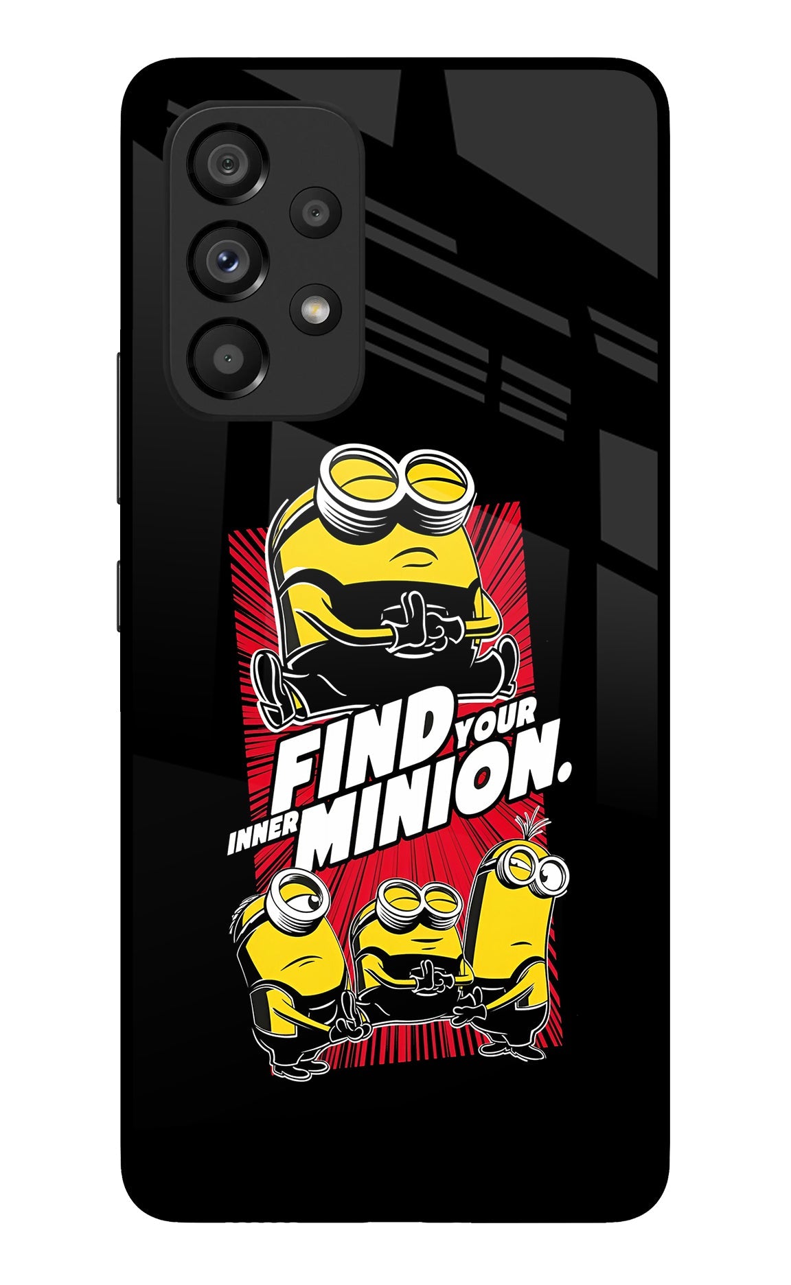 Find your inner Minion Samsung A53 5G Glass Case