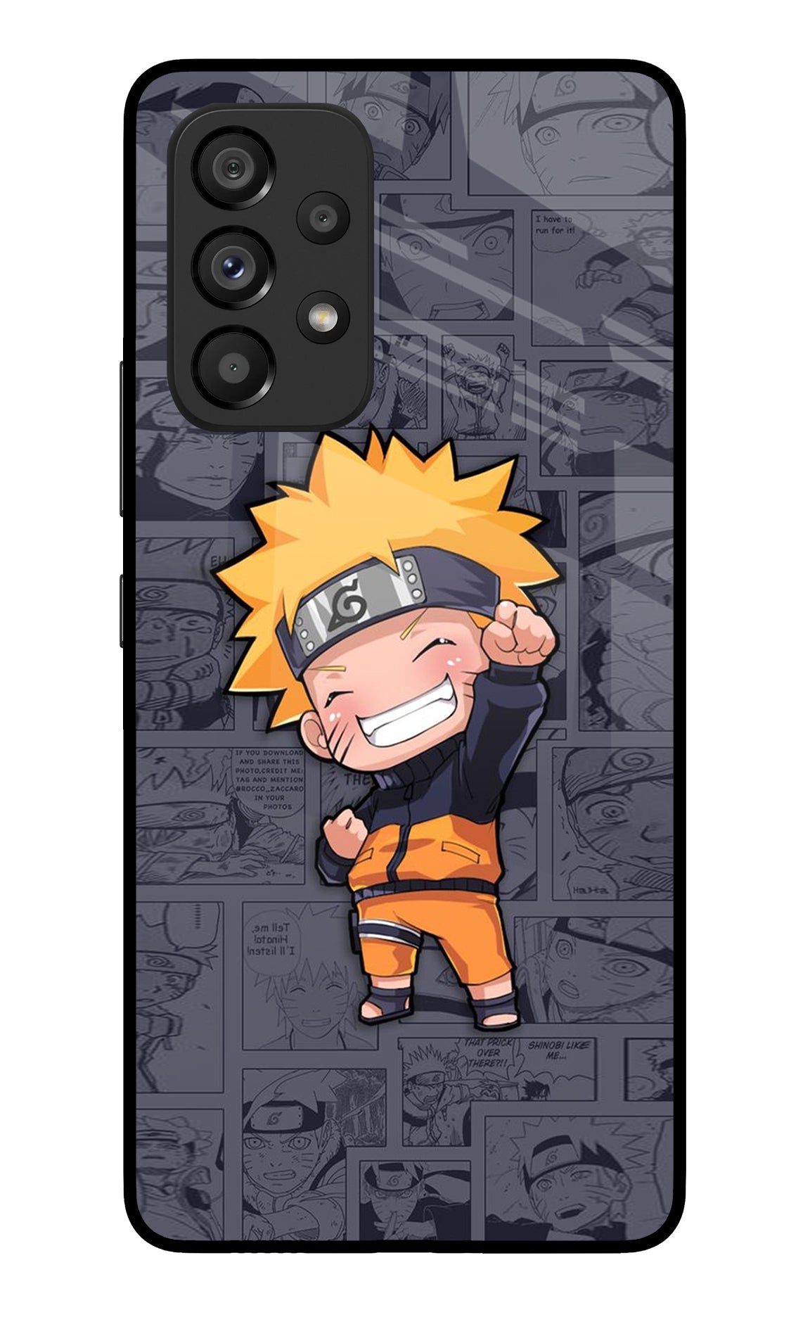 Chota Naruto Samsung A53 5G Glass Case