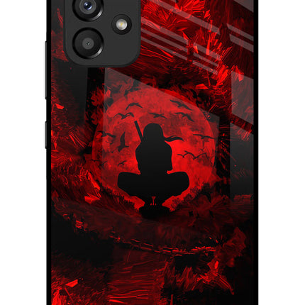 Itachi Uchiha Samsung A53 5G Glass Case Back Cover by Casekaro