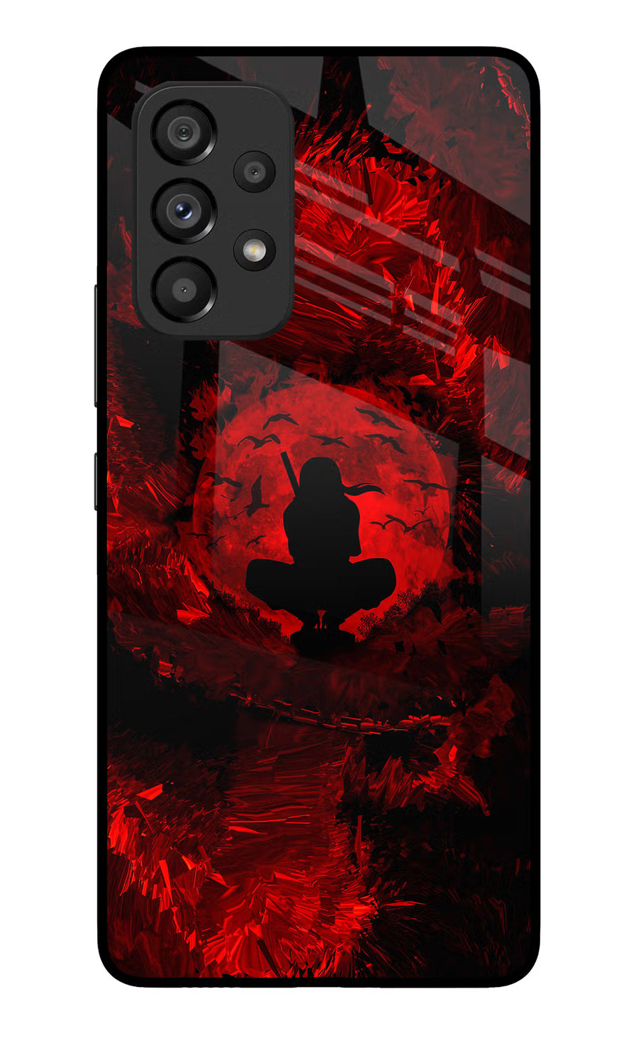 Itachi Uchiha Samsung A53 5G Back Cover, Glass case