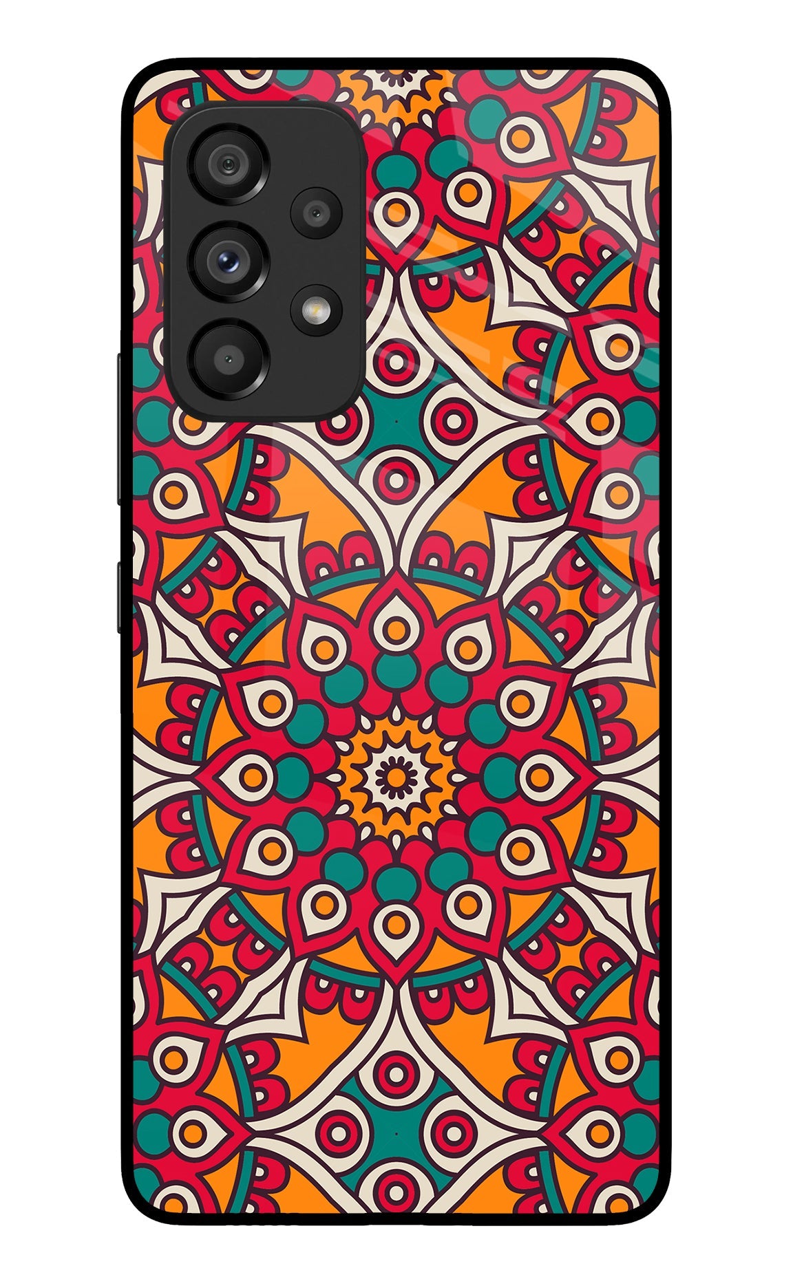 Mandala Art Samsung A53 5G Glass Case