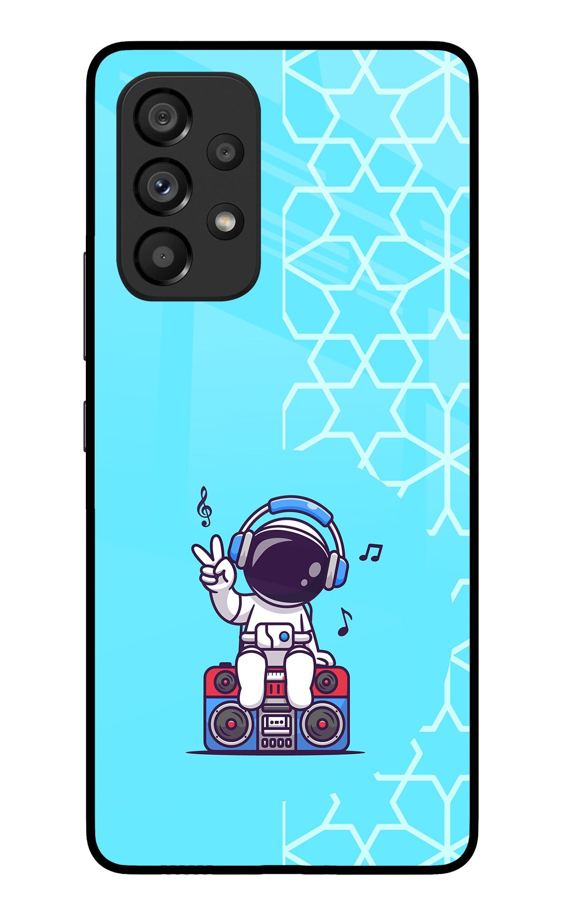 Cute Astronaut Chilling Samsung A53 5G Back Cover