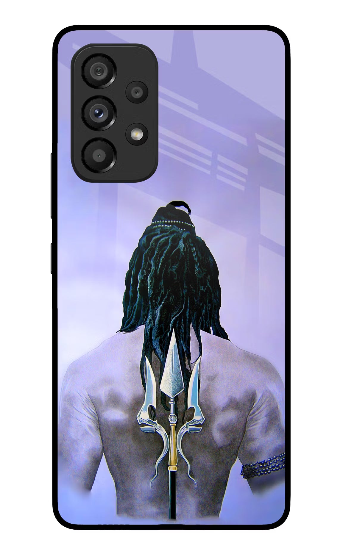 Shiva Samsung A53 5G Glass Case Back Cover by Casekaro