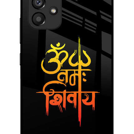 Om Namah Shivay Samsung A53 5G Glass Case