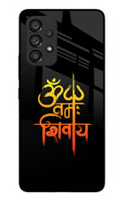 Om Namah Shivay Samsung A53 5G Glass Case