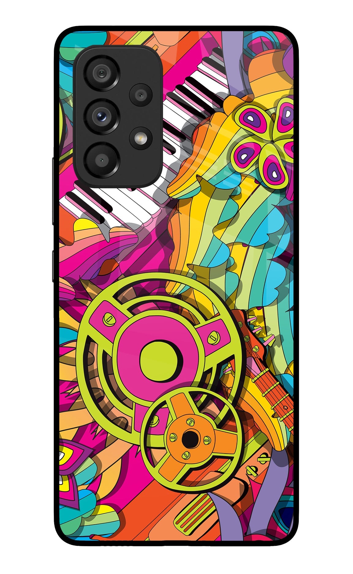 Music Doodle Samsung A53 5G Glass Case