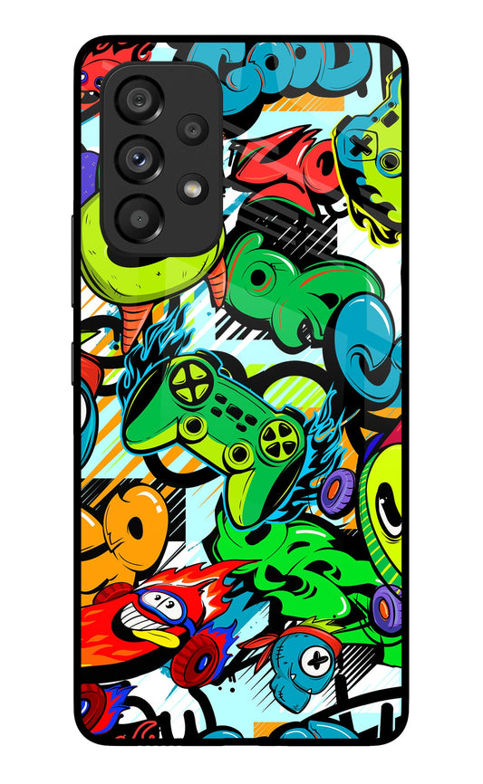 Game Doodle Samsung A53 5G Glass Case