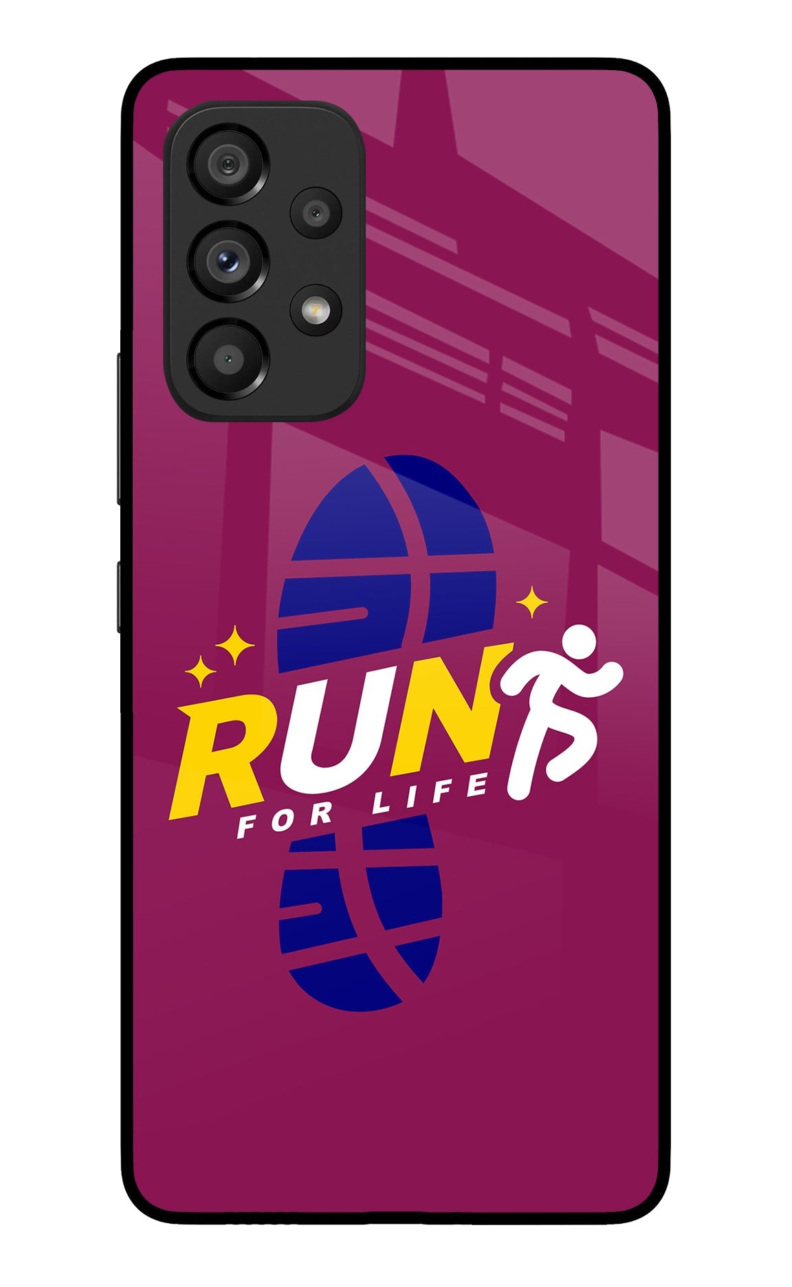 Run for Life Samsung A53 5G Back Cover