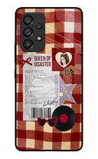 Queen of Disaster Samsung A53 5G Glass Case