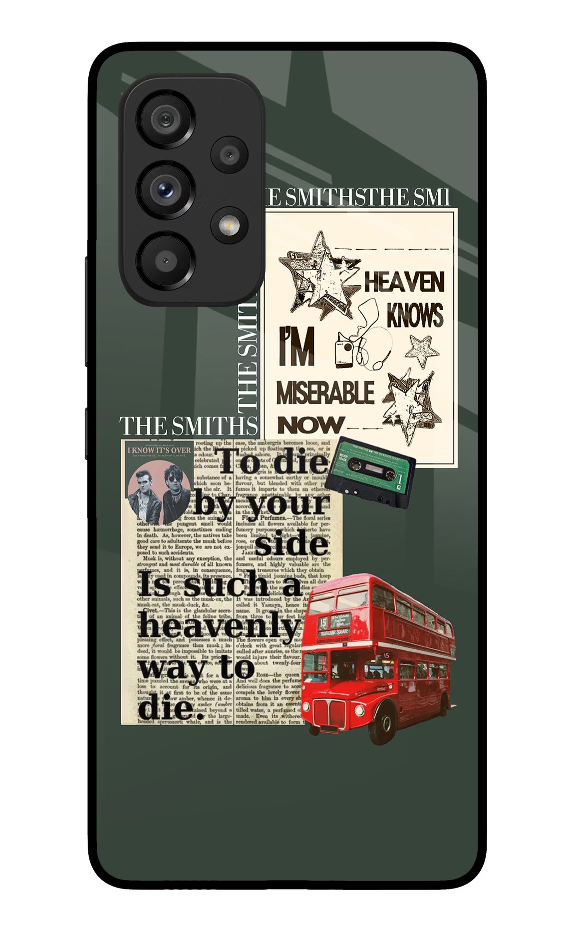 The Smiths Samsung A53 5G Glass Case Back Cover by Casekaro