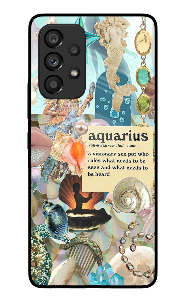 Aquarius Zodiac Samsung A53 5G Glass Case