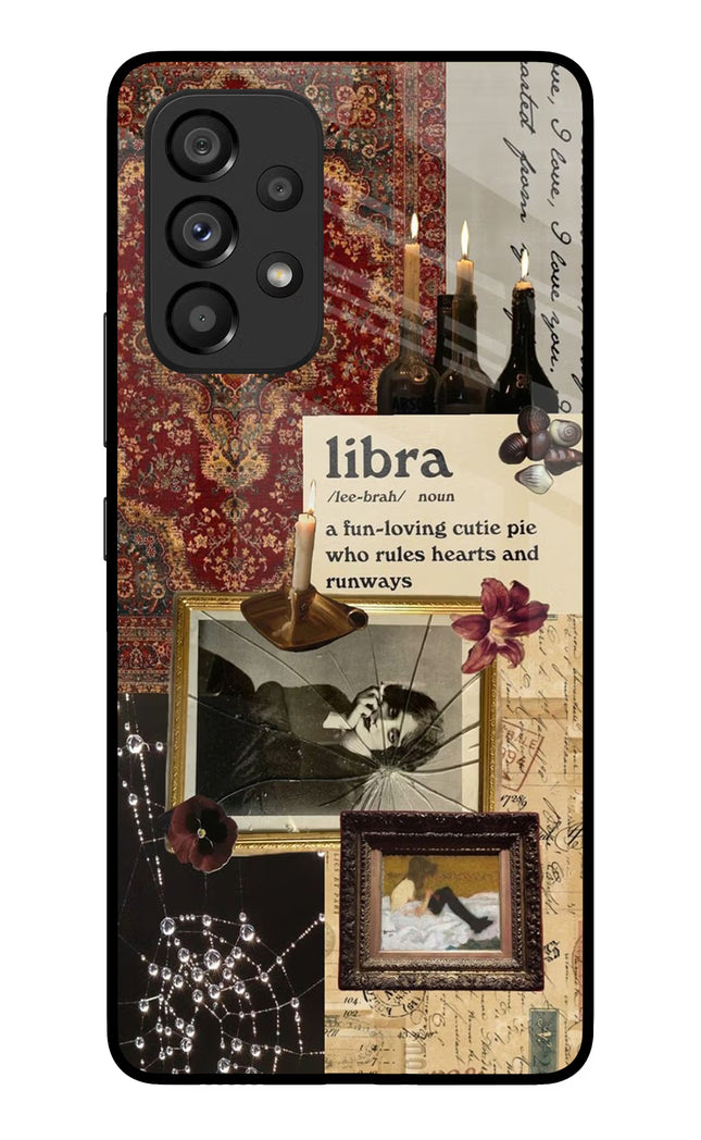 Libra Zodiac Samsung A53 5G Glass Case