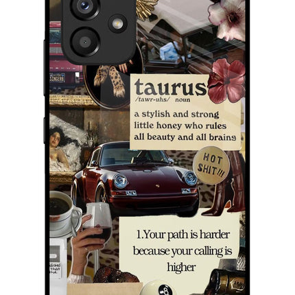 Taurus Zodiac Samsung A53 5G Glass Case