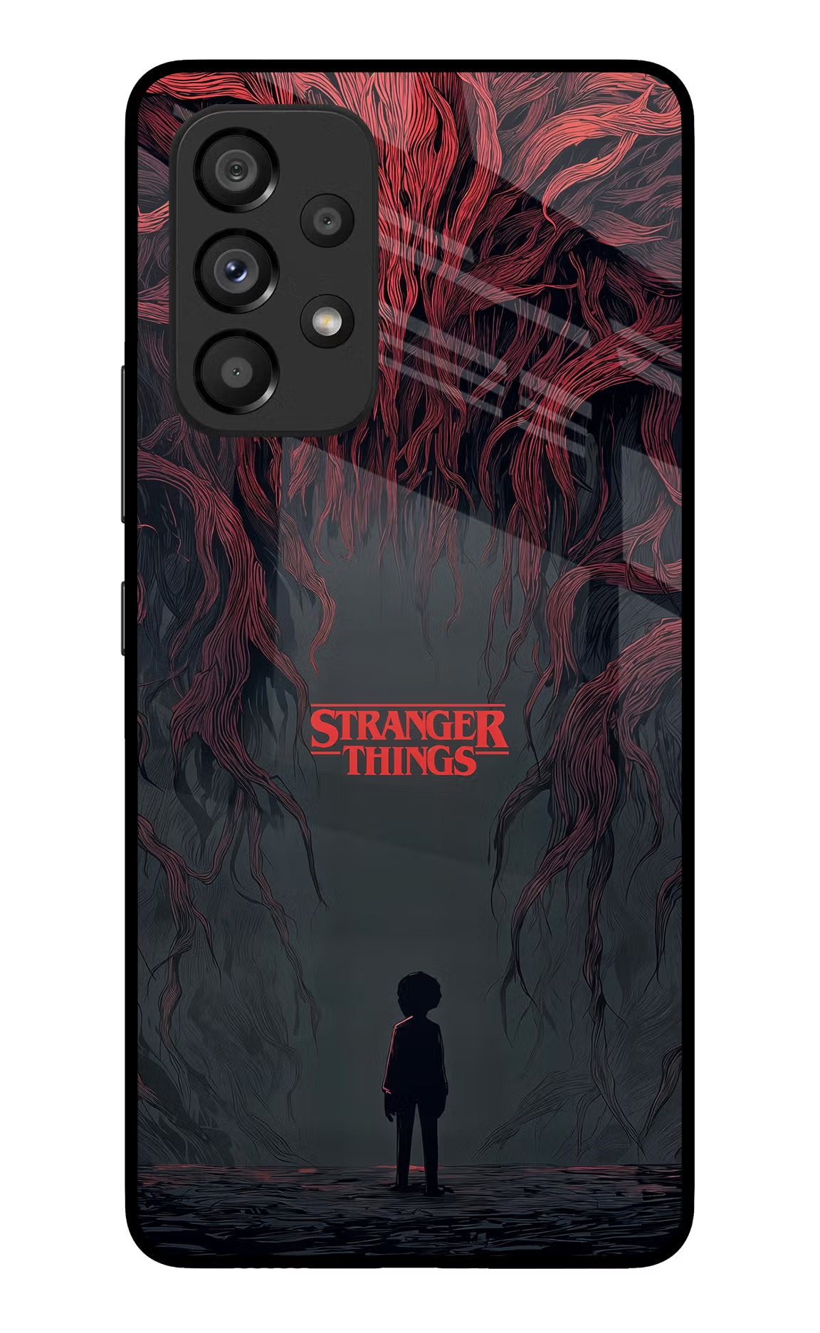 Ordinary Things Dark Side Samsung A53 5G Glass Case Back Cover by Casekaro