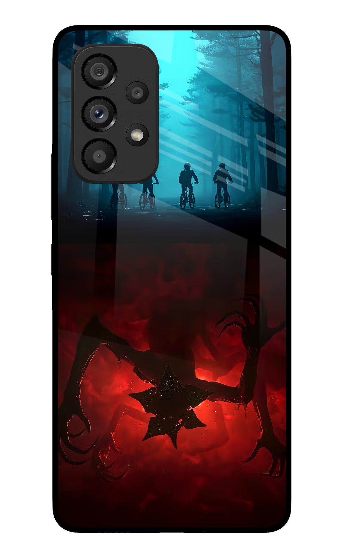 Ordinary Things Downside Up Samsung A53 5G Glass Case Back Cover by Casekaro