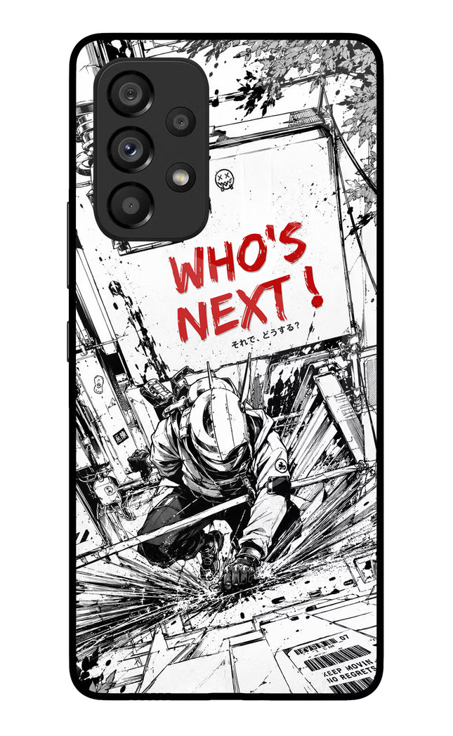 Who's Next Samsung A53 5G Glass Case