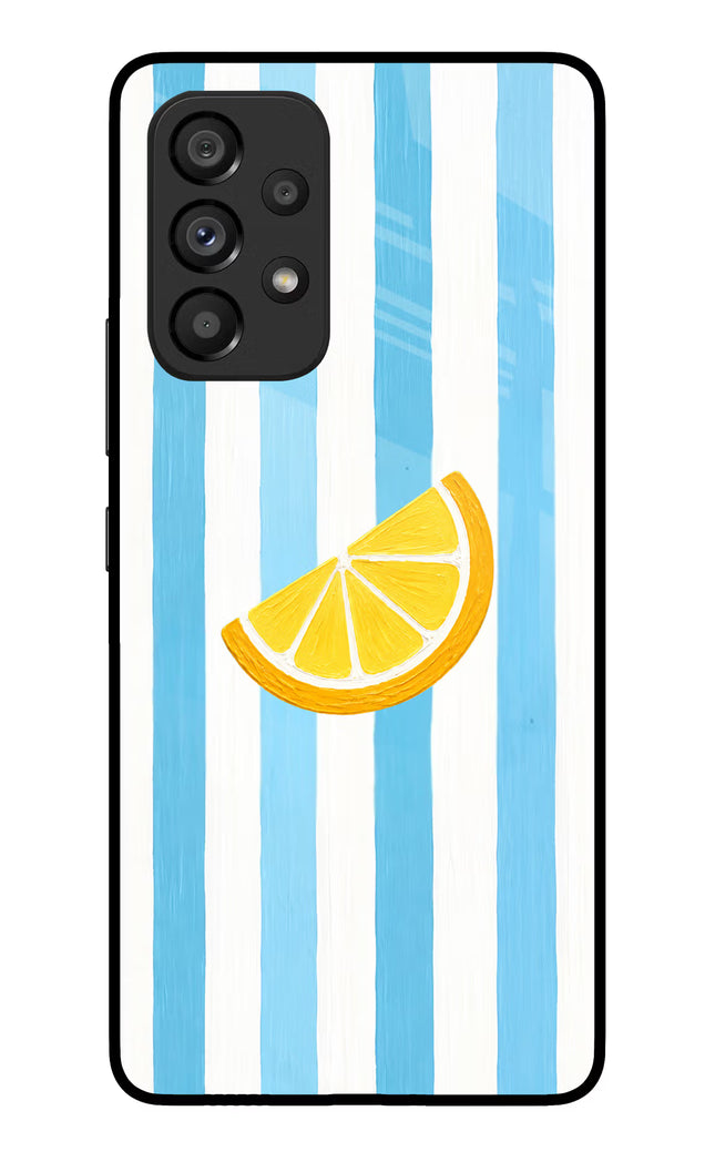 Summer Lemon Samsung A53 5G Glass Case