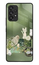 Aesthetic anime Samsung A53 5G Glass Case