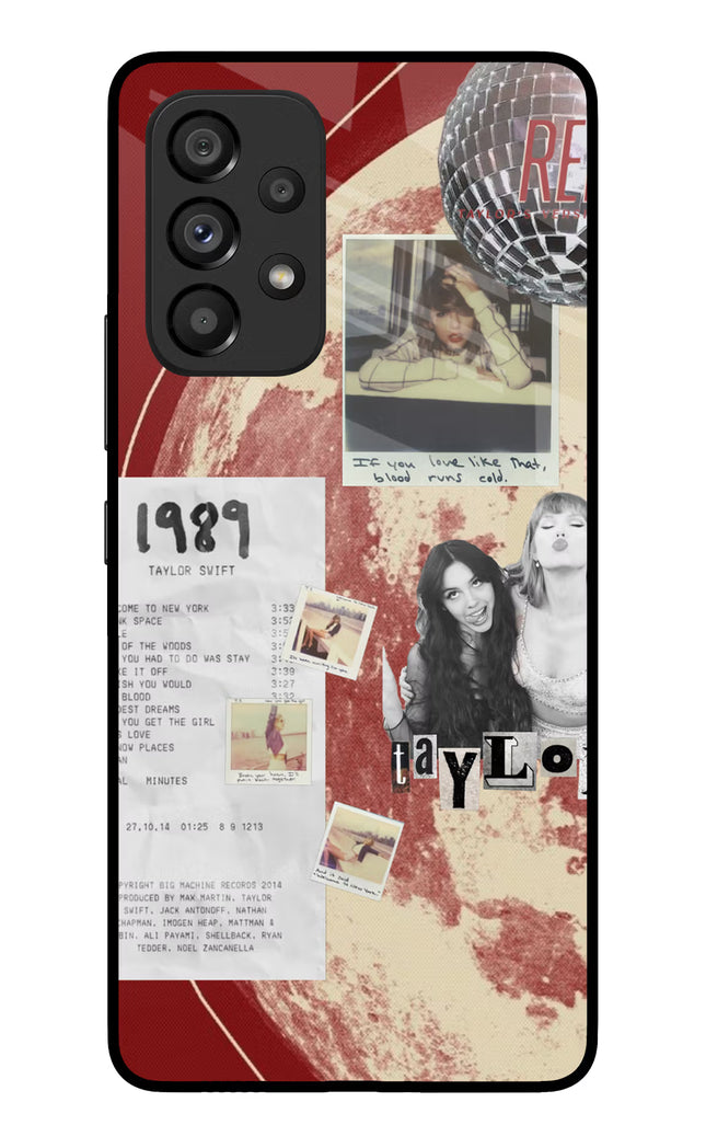Taylor Swift Samsung A53 5G Glass Case