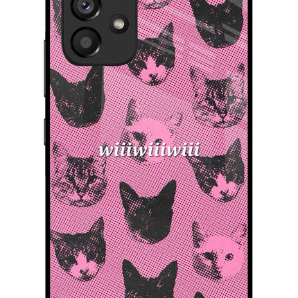 Pink Cats Samsung A53 5G Glass Case