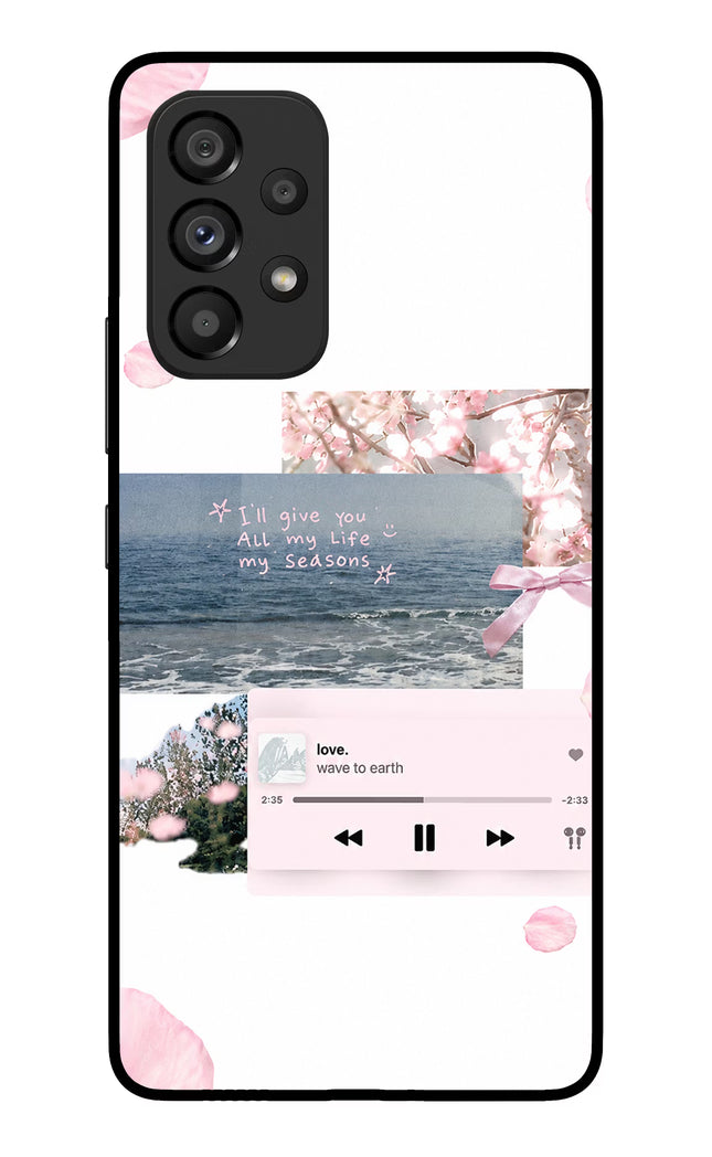 Wave to earth Samsung A53 5G Glass Case
