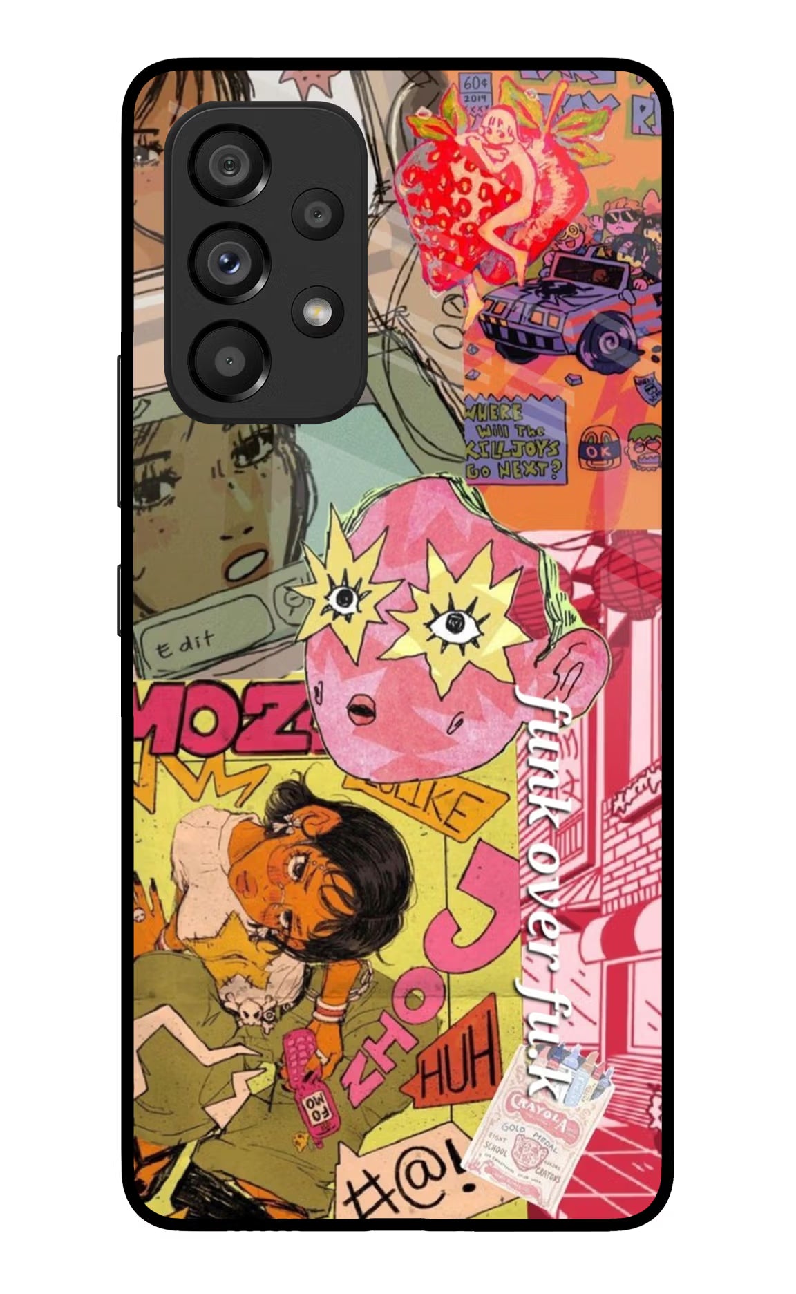 Funkover Samsung A53 5G Glass Case