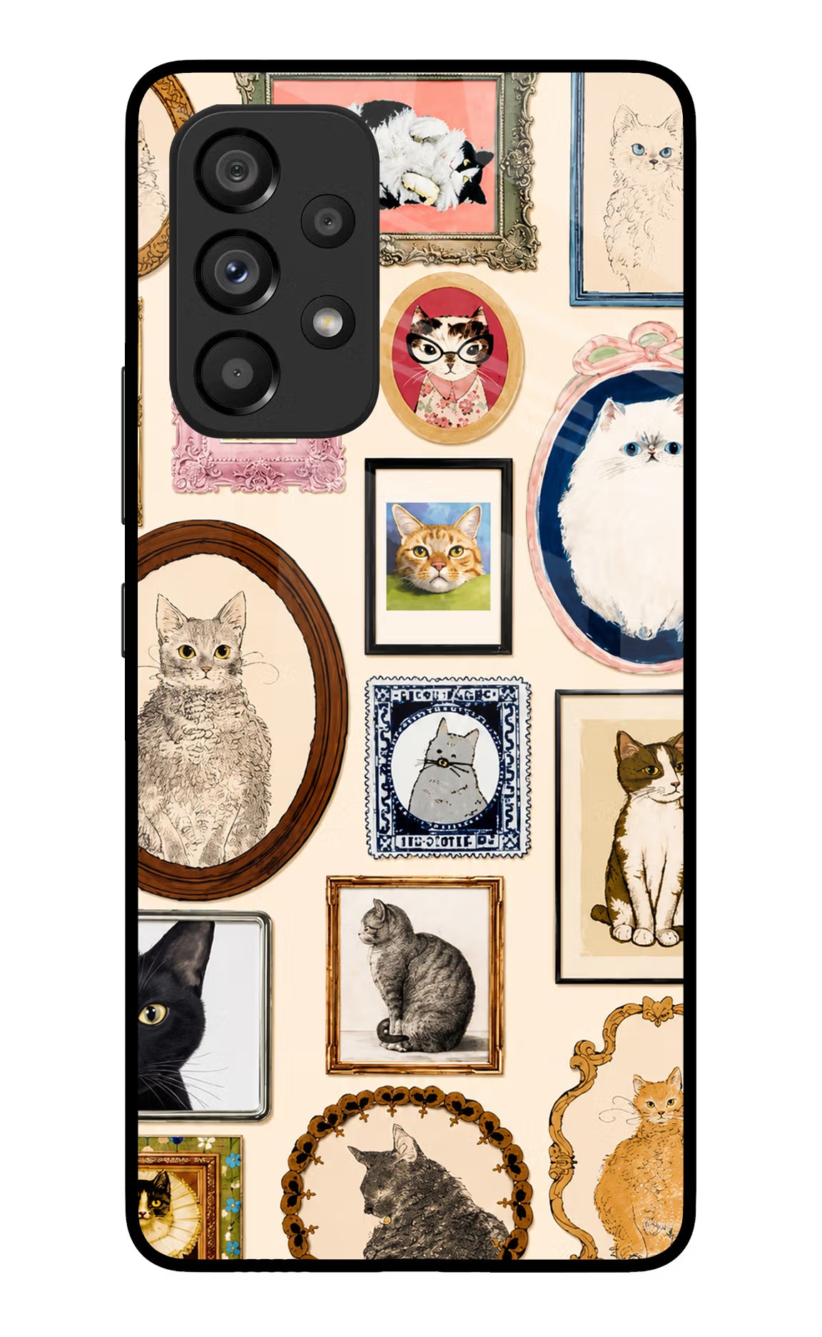 Mirror Cats Samsung A53 5G Glass Case