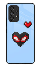 Peter Heart Samsung A53 5G Glass Case
