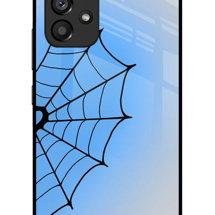 Blue Web Samsung A53 5G Glass Case