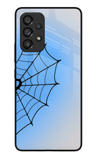 Blue Web Samsung A53 5G Glass Case