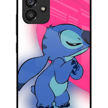 Stitch Hug Samsung A53 5G Glass Case