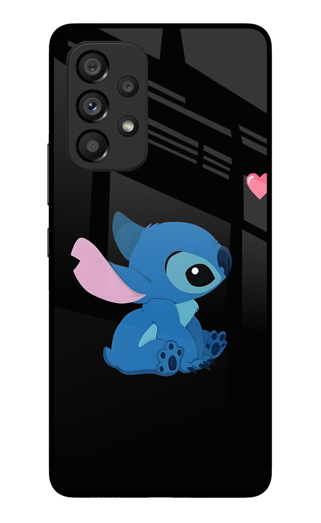 Stitch Crush Samsung A53 5G Glass Case