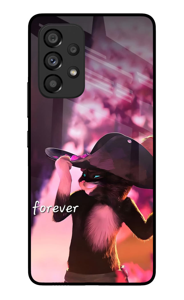 Forever Cat Samsung A53 5G Glass Case