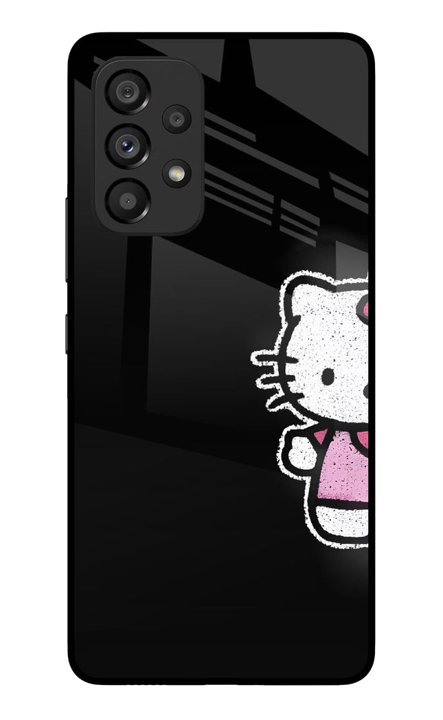 Kitty Charm Samsung A53 5G Glass Case
