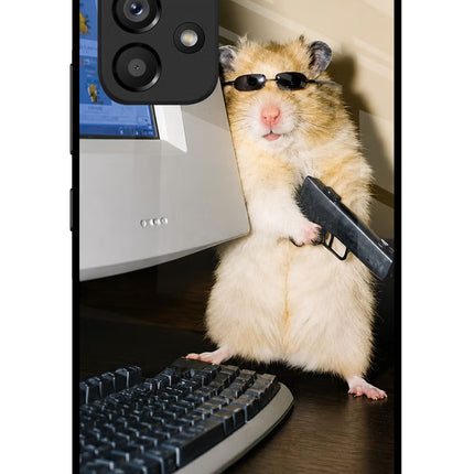 Hacker Hamster Samsung A53 5G Glass Case