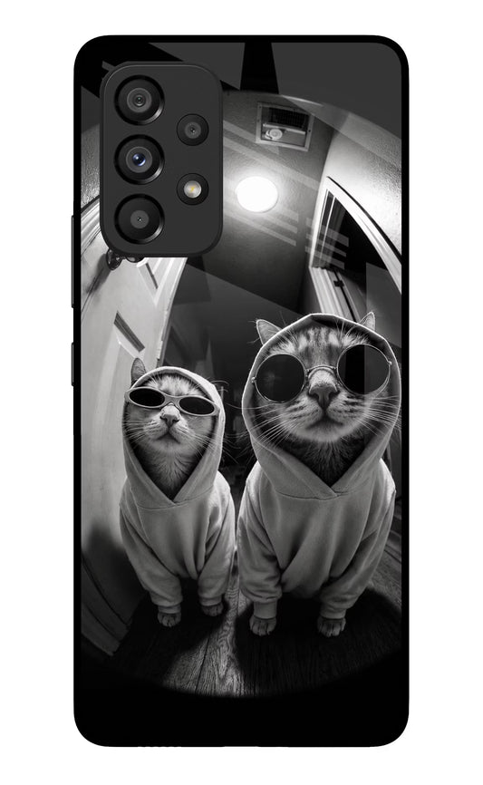 Hood Cats Samsung A53 5G Glass Case
