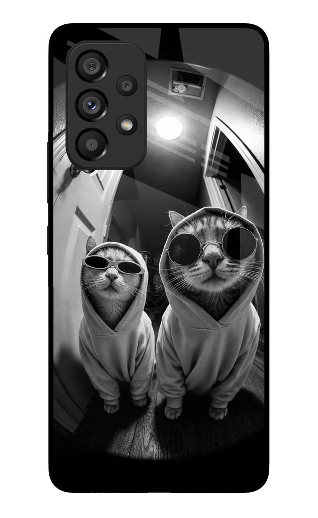Hood Cats Samsung A53 5G Glass Case