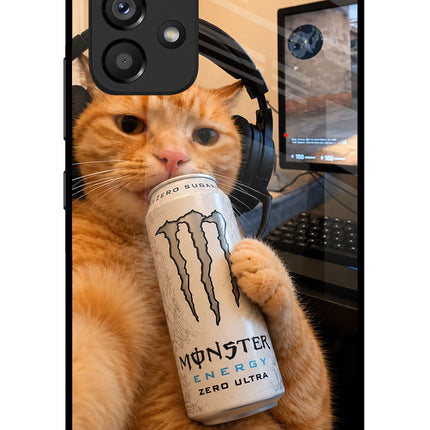 Gamer Cat Energy Samsung A53 5G Glass Case
