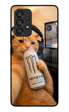 Gamer Cat Energy Samsung A53 5G Glass Case