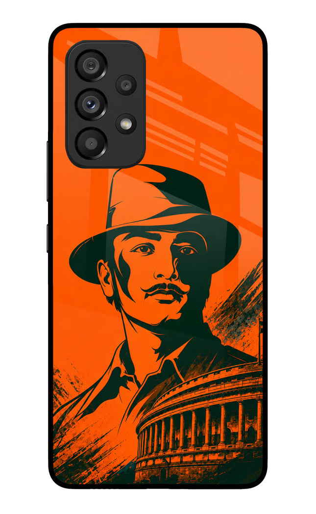 Bhagat Singh Legacy Samsung A53 5G Glass Case