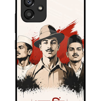 Bhagat Singh Trio Samsung A53 5G Glass Case