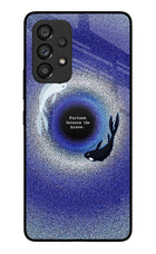 Dark Koi Samsung A53 5G Glass Case
