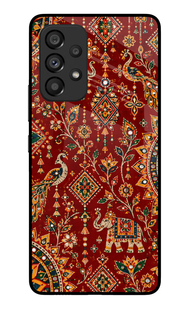 Laal Riwaaz Samsung A53 5G Glass Case