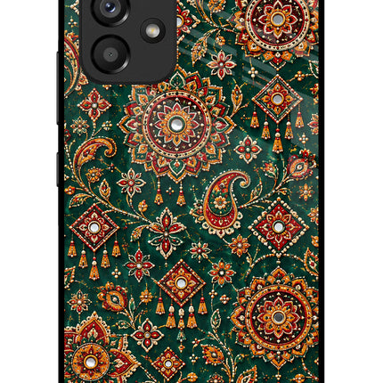 Green Pataka Samsung A53 5G Glass Case